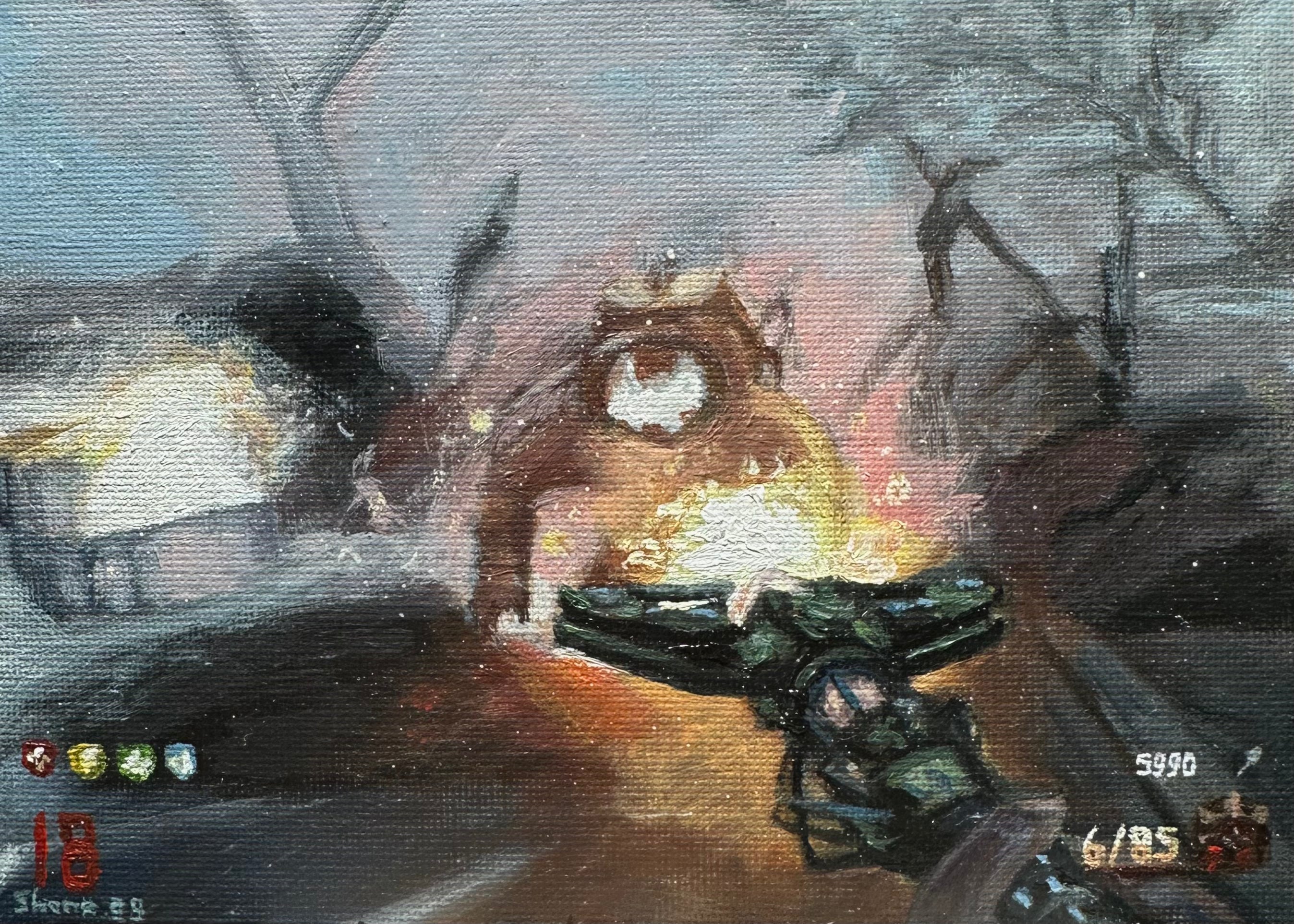 Fire staff on Origins (BO2) - Original Painting