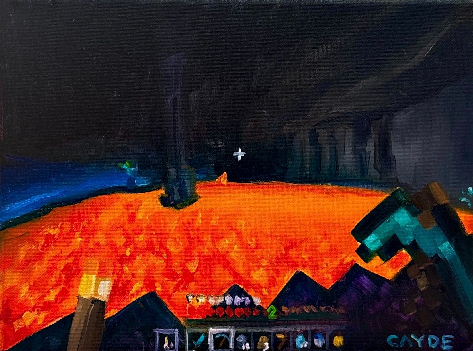 Minecraft Lava Pit