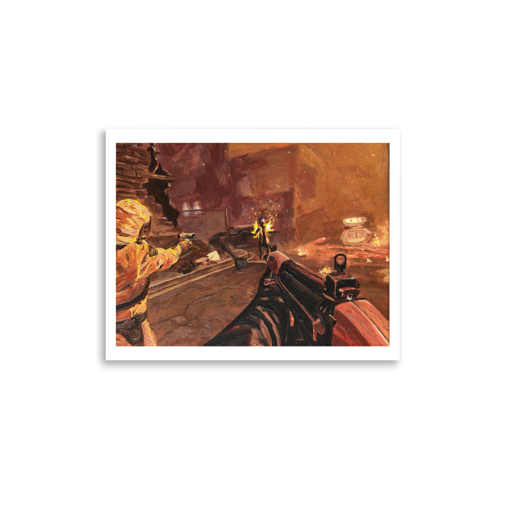 FAL on Town (CoD Zombies) - Poster Print