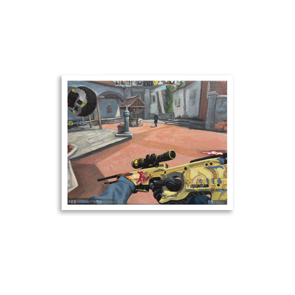 Dragon Lore on Inferno (CS) - Poster Print