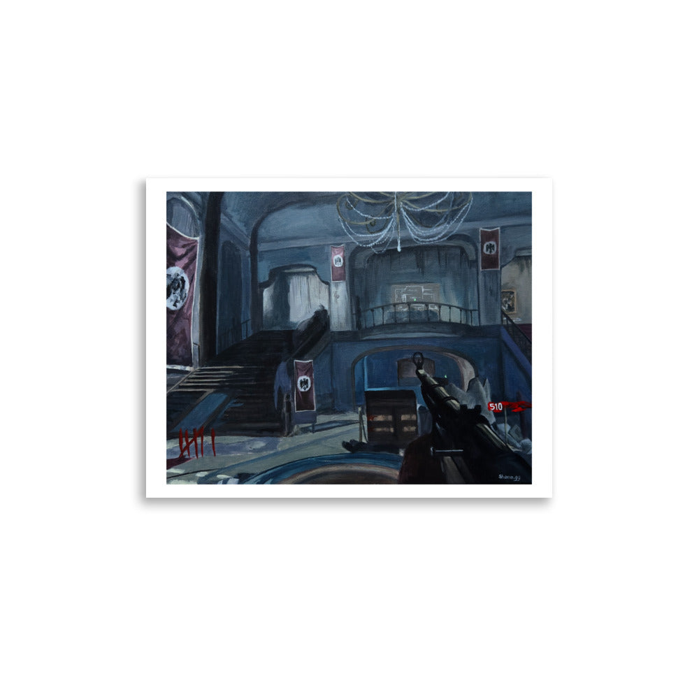 MP40 on Kino (CoD Zombies) - Poster Print