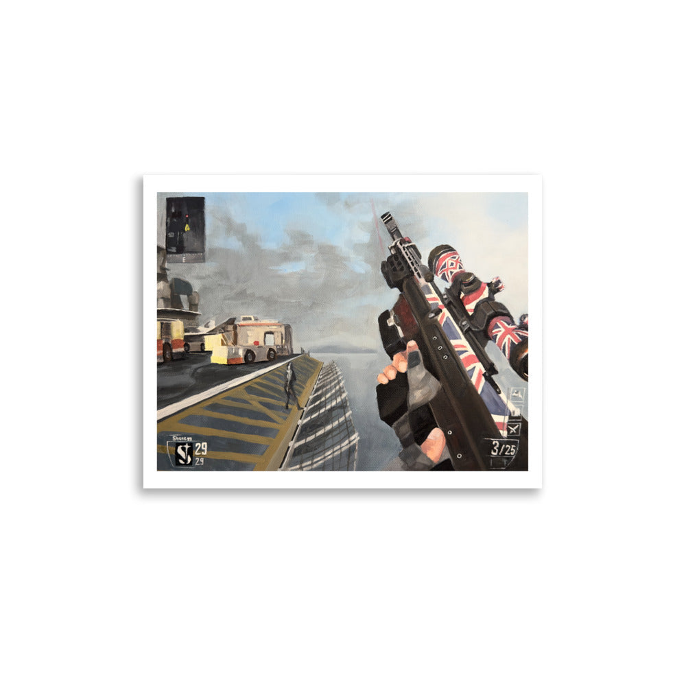 DSR Trickshot on Carrier (BO2) - Poster Print
