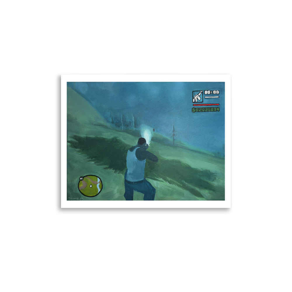 Bigfoot Confirmed (San Andreas) - Poster Print