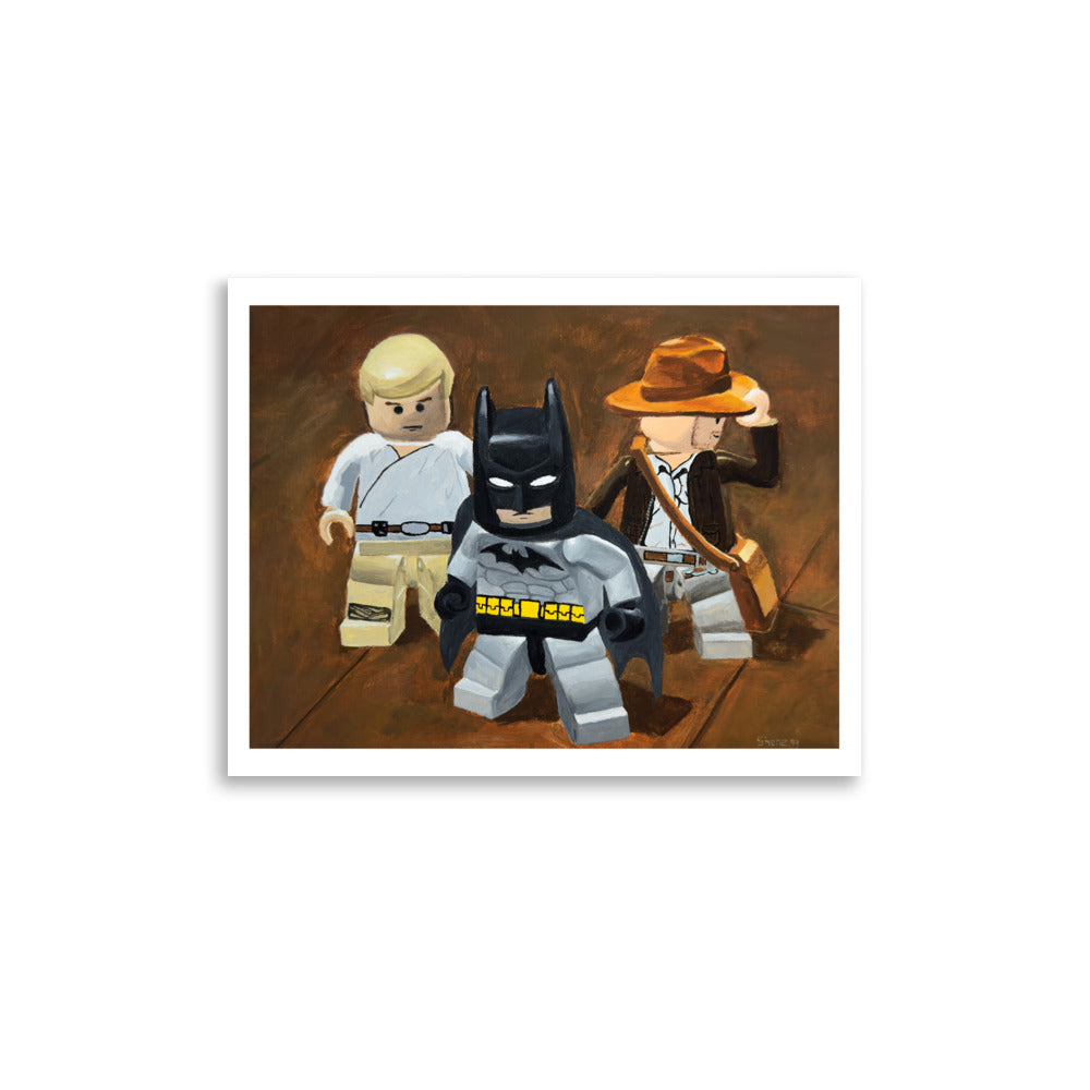 The Big 3 (LEGO) - Poster Print