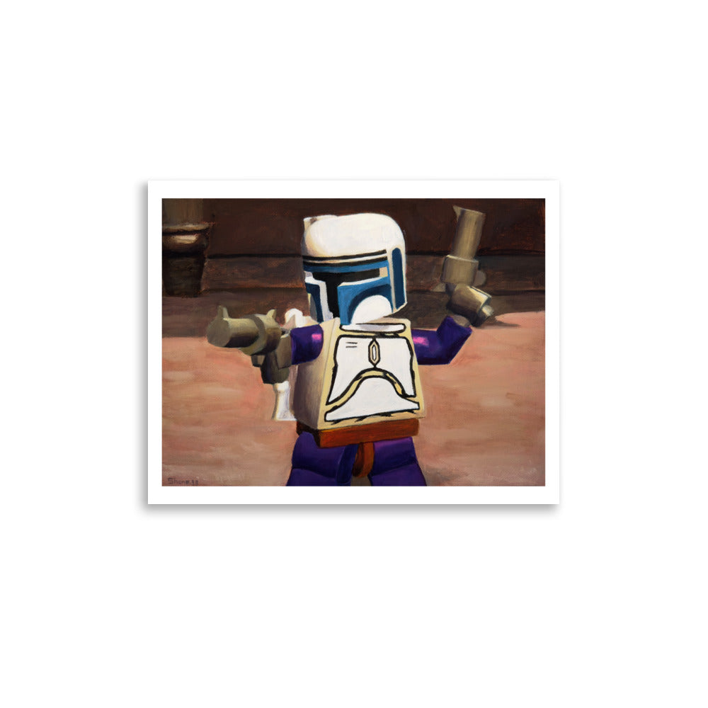 Jango Fett (LEGO) - Poster Print