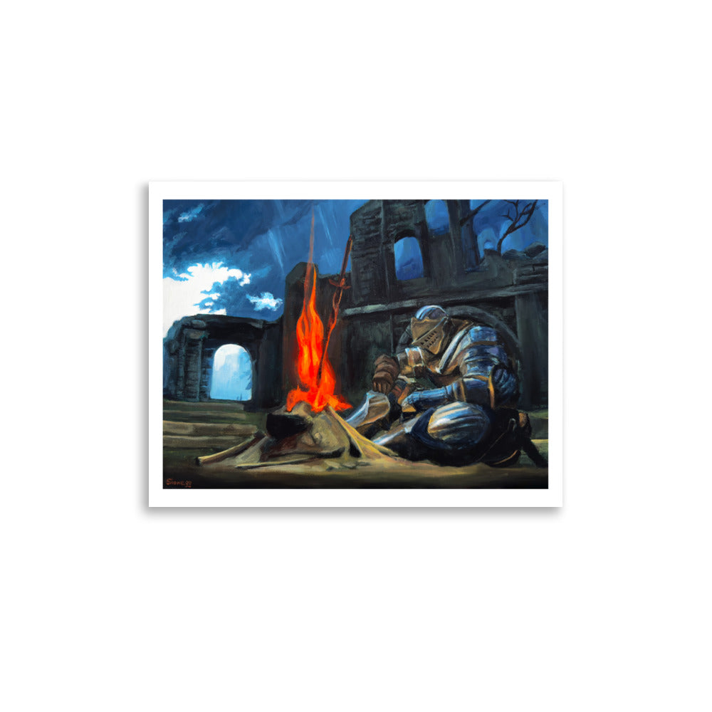 Firelink Shrine (Dark Souls) - Poster Print