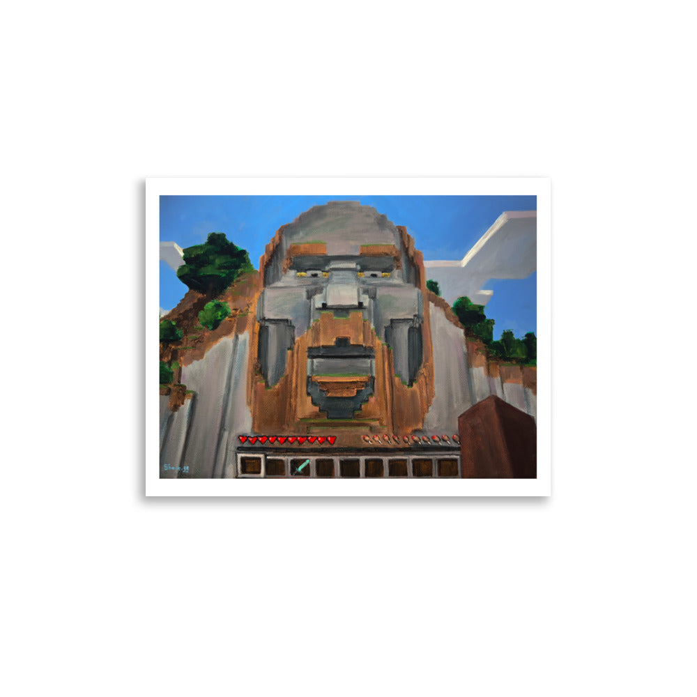 The Temple of Notch (Minecraft) - Poster Print