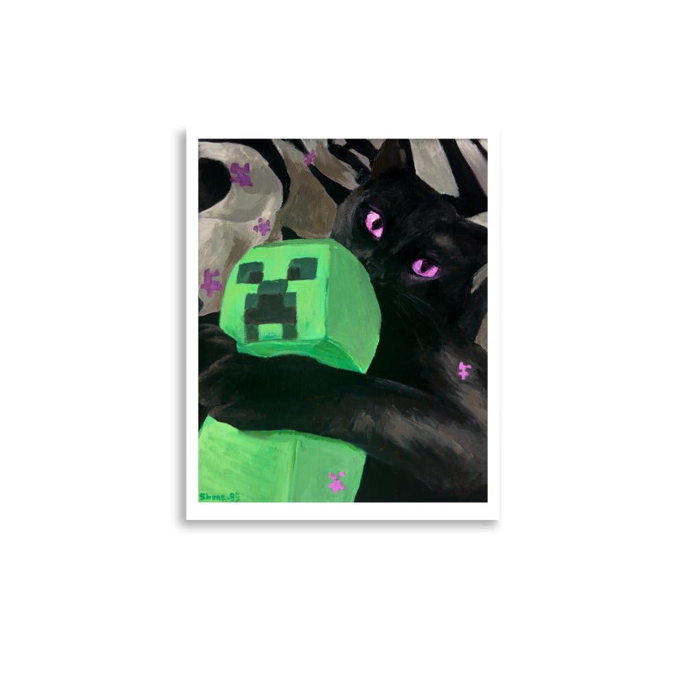 Endercat - Poster Print