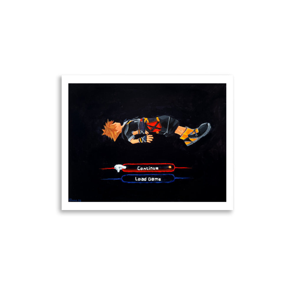 Game Over (KH2) - Poster Print