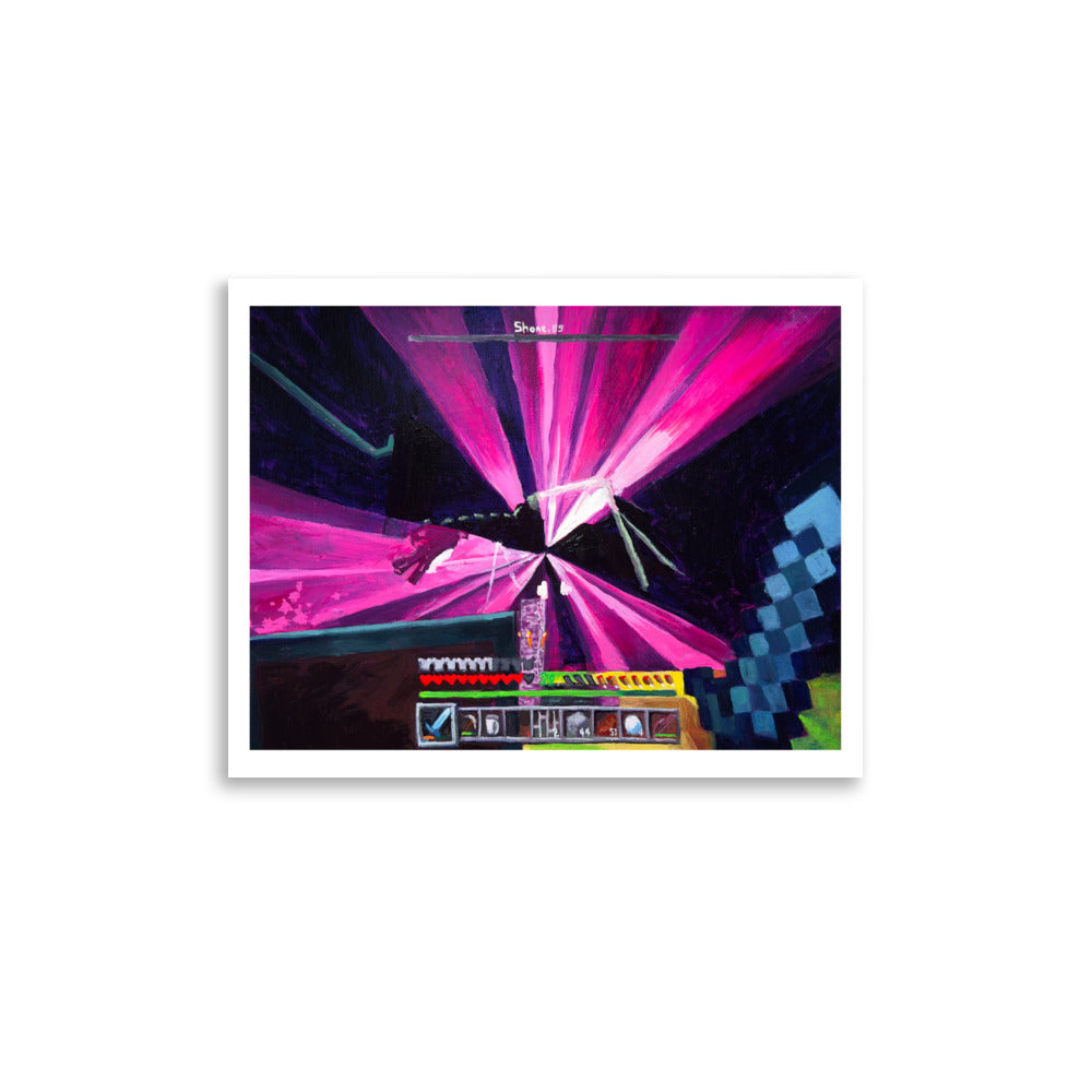 Ender Dragon Fight - Poster Print
