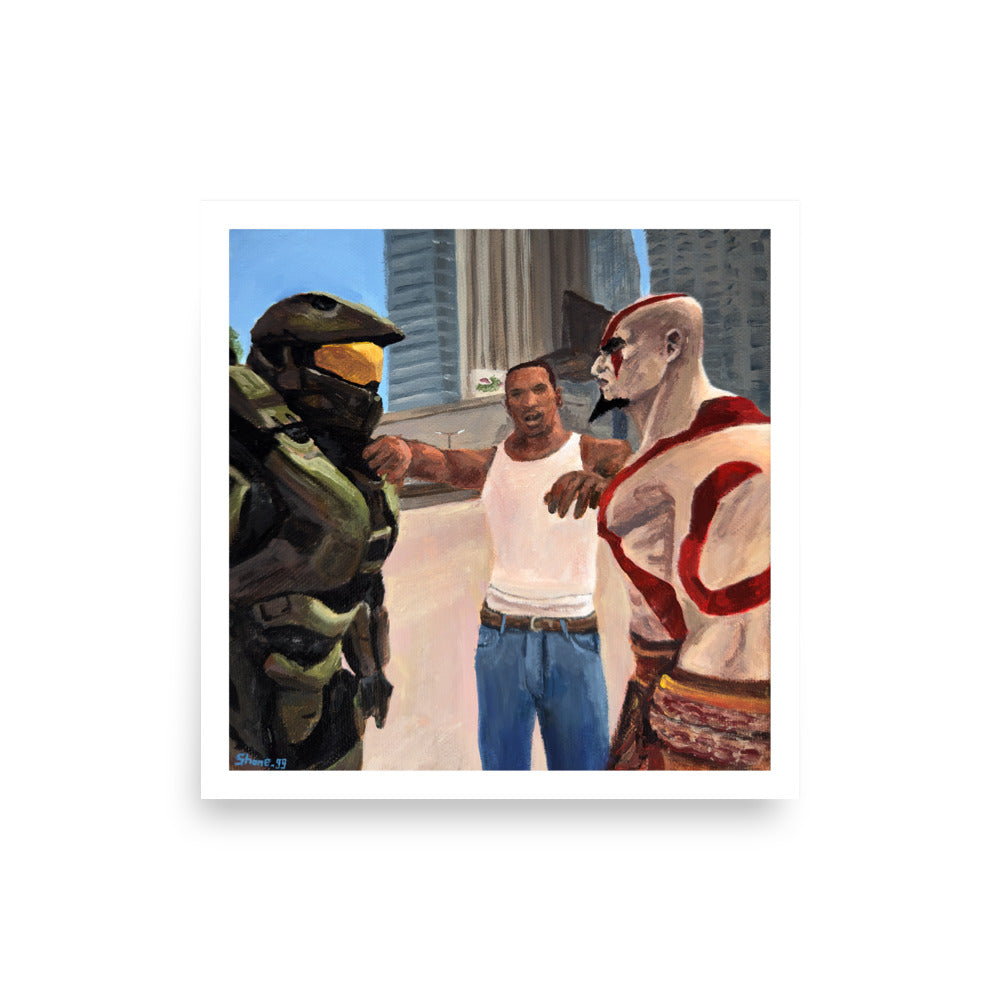 Console War - Poster Print
