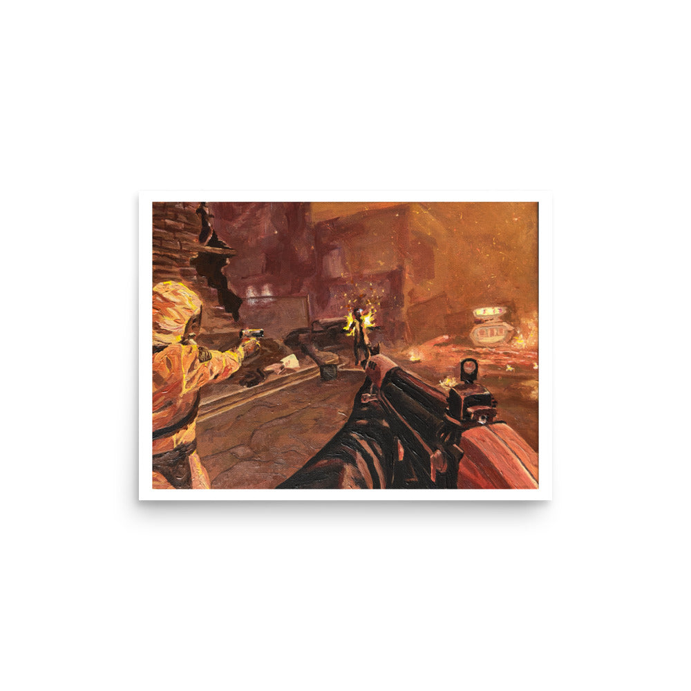 FAL on Town (CoD Zombies) - Poster Print