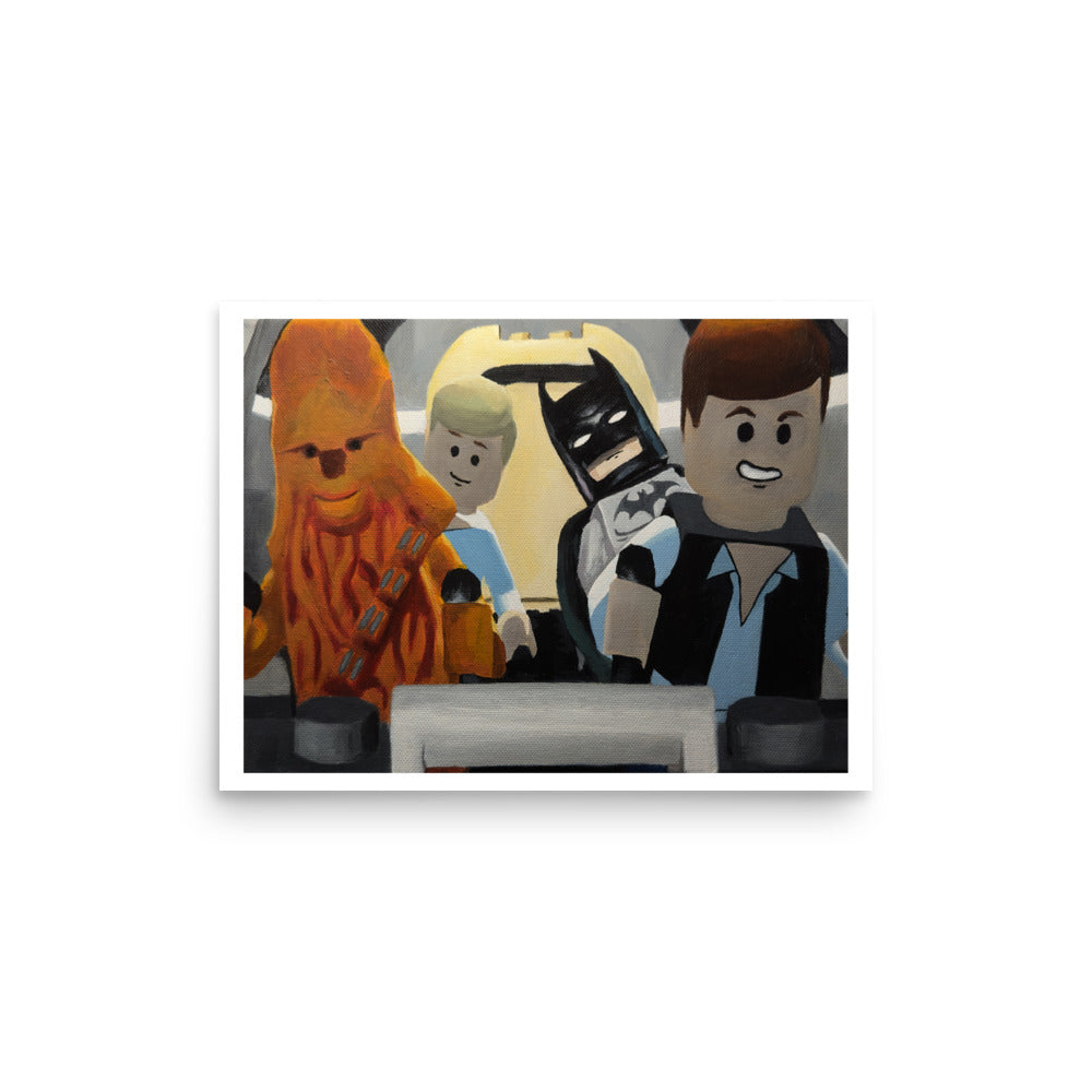 Gate-crasher (LEGO) - Poster Print