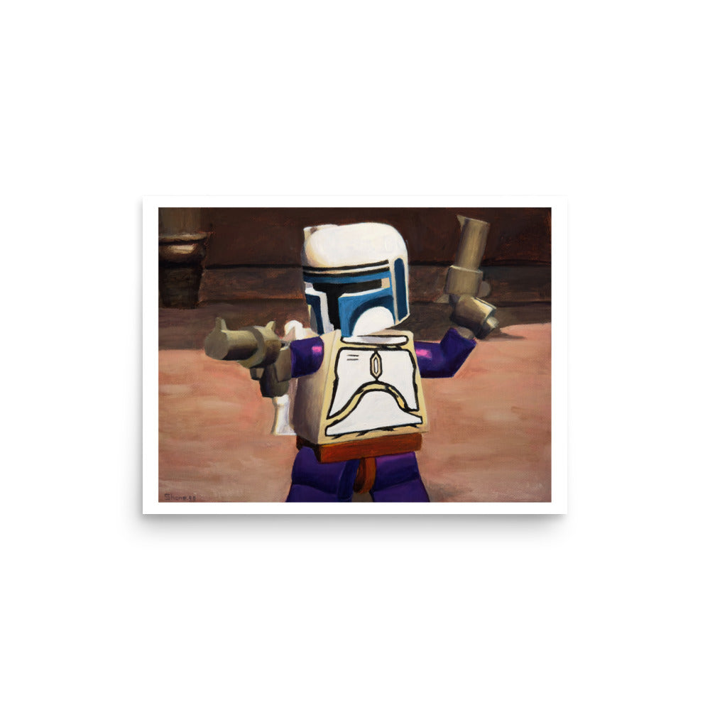 Jango Fett (LEGO) - Poster Print
