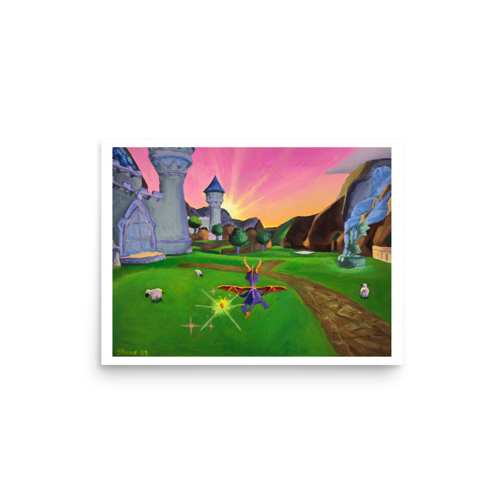 Spyro The Dragon - Poster Print
