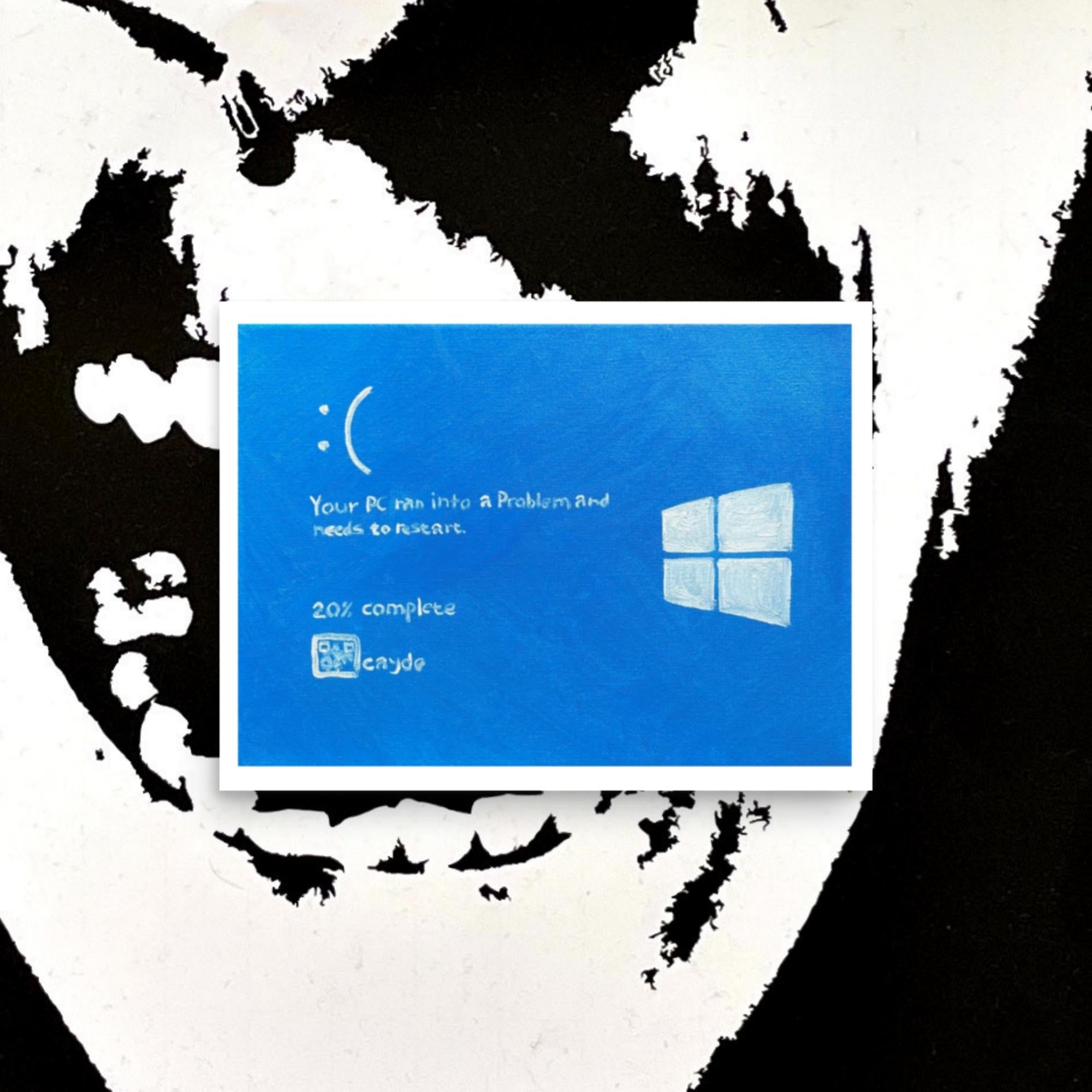 Windows Blue Screen of Death Poster Print