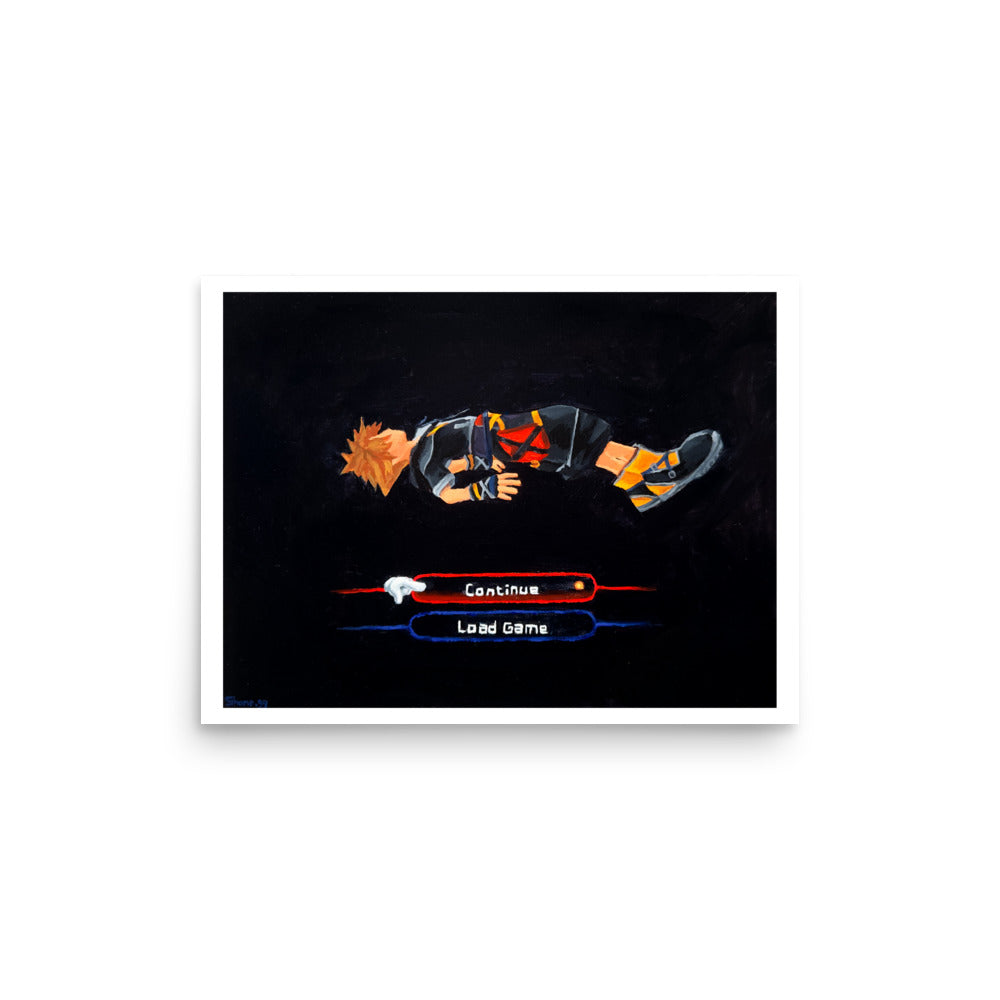 Game Over (KH2) - Poster Print