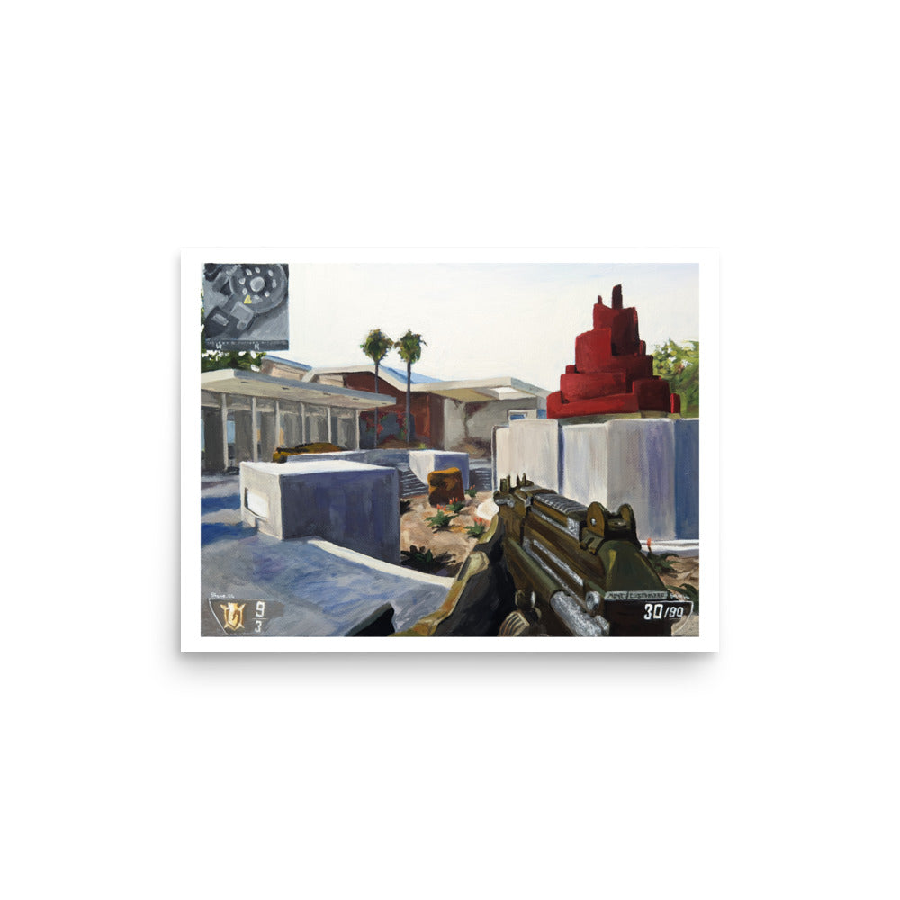 Diamond MSMC on Raid (BO2) - Poster Print