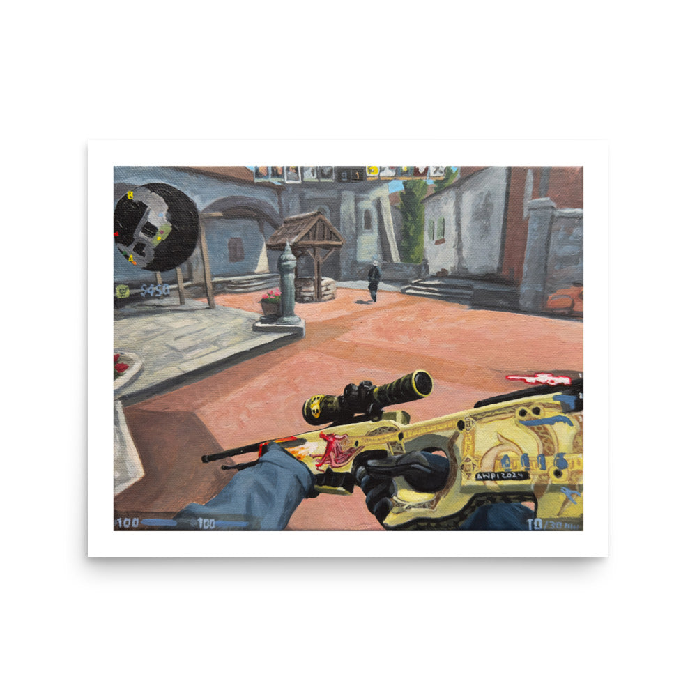 Dragon Lore on Inferno (CS) - Poster Print