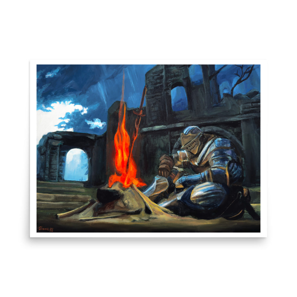 Firelink Shrine LARGE - Poster Print