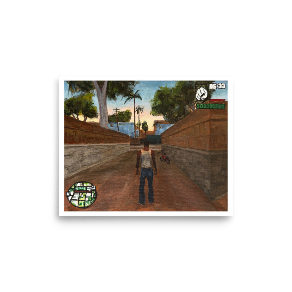 Here we go again (San Andreas) - Poster Print