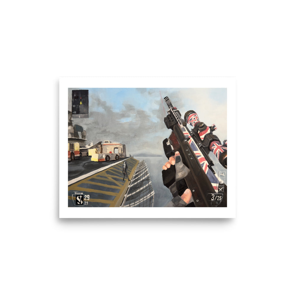 DSR Trickshot on Carrier (BO2) - Poster Print