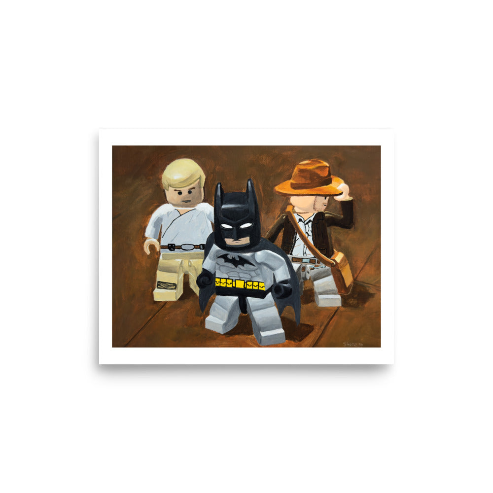 The Big 3 (LEGO) - Poster Print