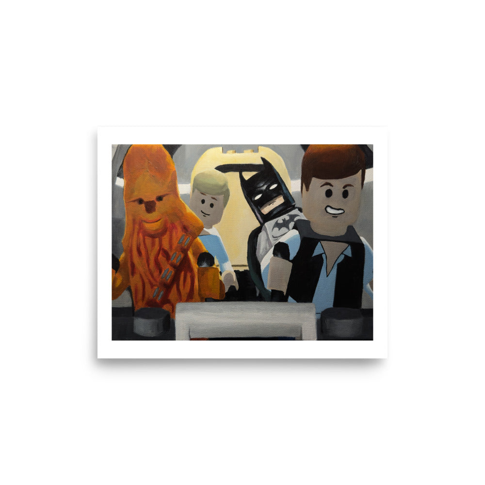 Gate-crasher (LEGO) - Poster Print
