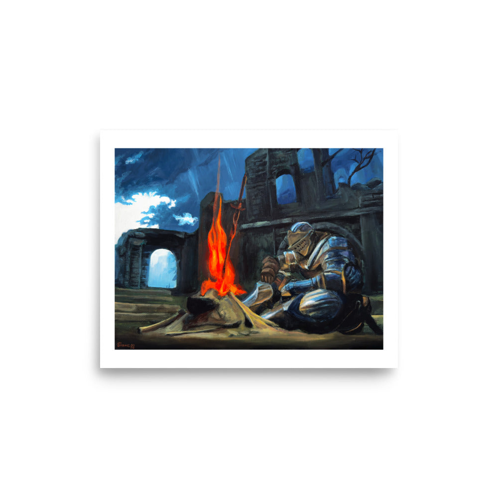 Firelink Shrine (Dark Souls) - Poster Print