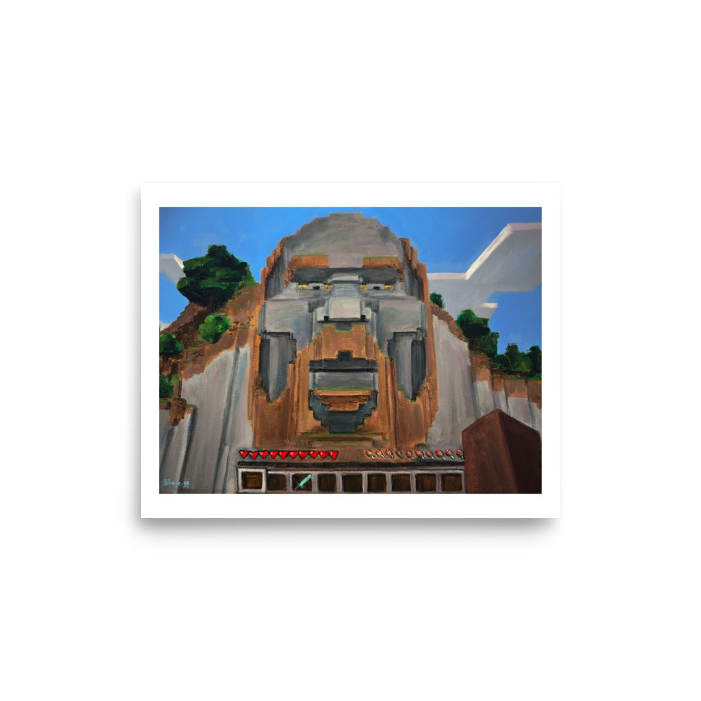 The Temple of Notch (Minecraft) - Poster Print