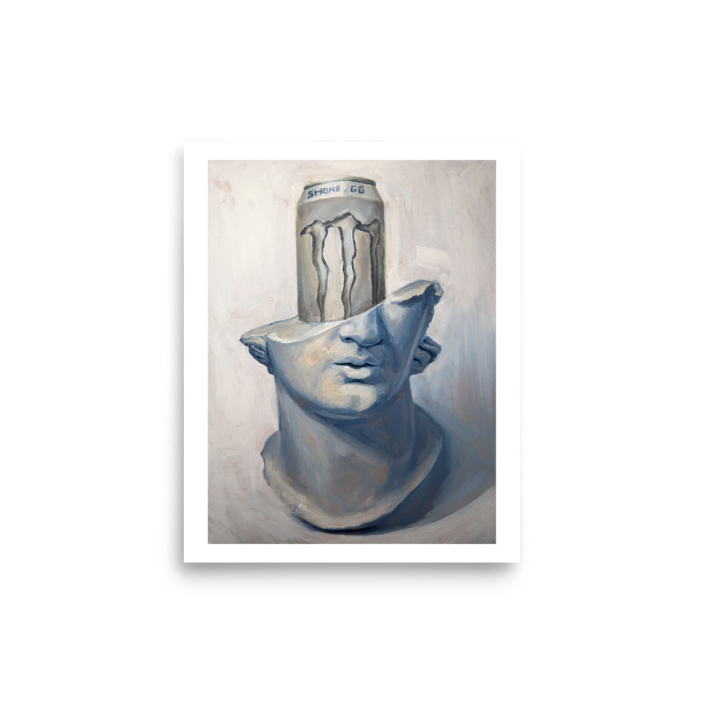White - Poster Print