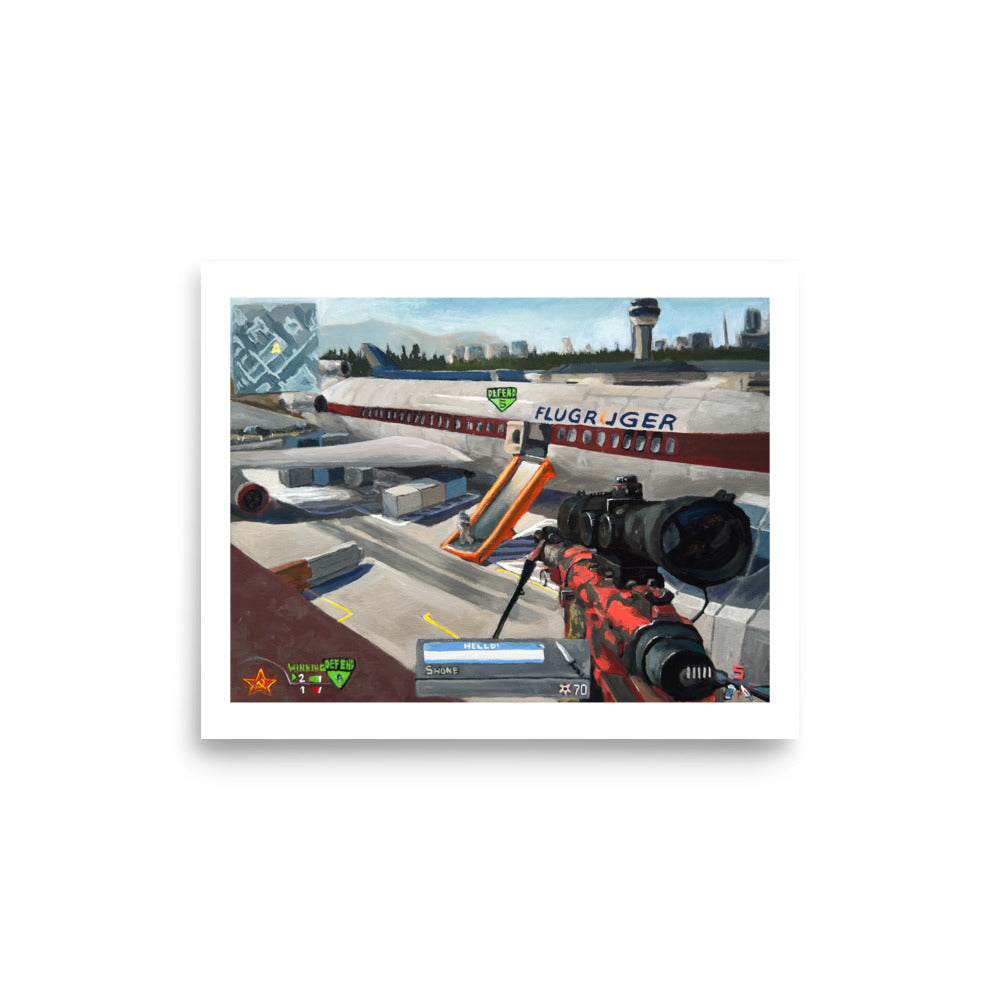 Terminal Trickshot (MW2) - Poster Print