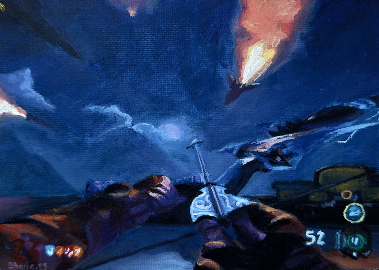 Lightning Bow on Der Eisendrache (BO3) - Original Painting